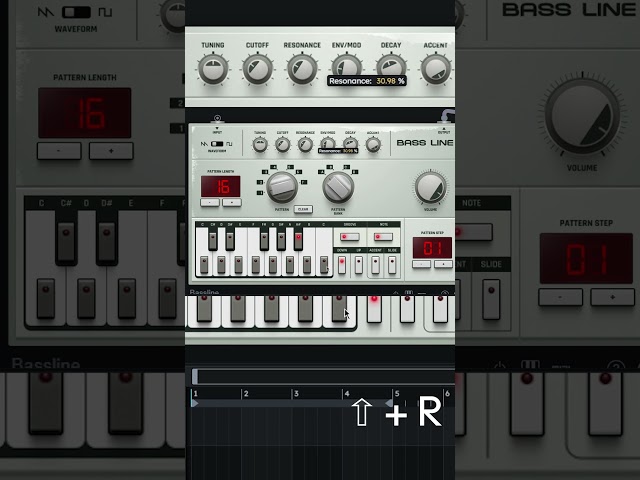 New in Audiotool Beta: Bassline 3 Randomizer