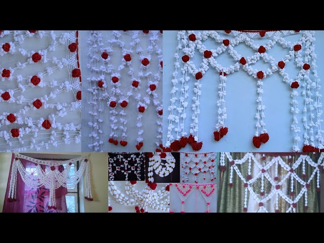 Latest!🌷 Flower Toran Design 🎀 || Crochet Art for Beginners || Home Entrance Decoration Idea