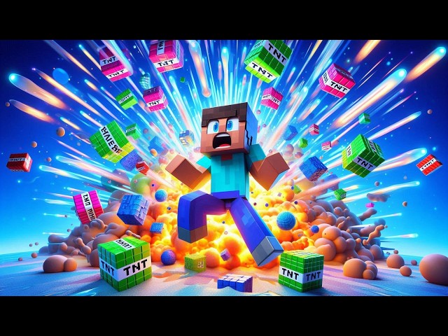 🔥 Minecraft Mega TNT Blast Challenge LIVE | #shorts