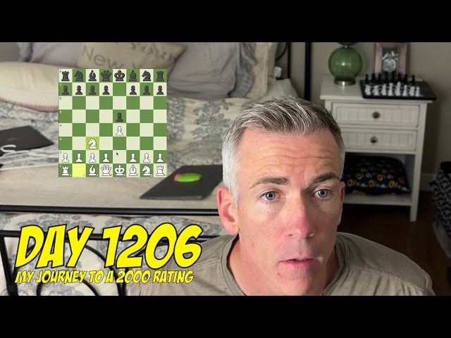 Day 1,206: Playing chess every day until I reach a 2000 rating