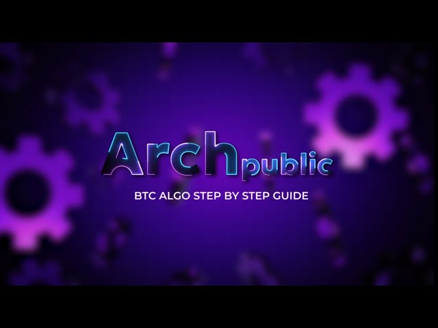 The Bitcoin Algorithm Setup: A Step-by-Step Guide