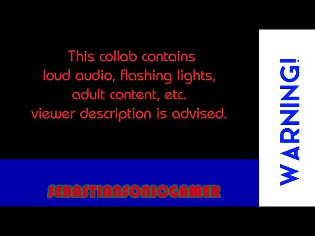 My new intro and warning screen for @Zackzilla2479 's 10 second of christmas collab 2.