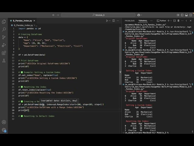 Pandas Indexing Explained: Access Data in DataFrames | Python for Engineers | Lec 55
