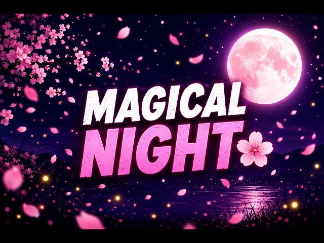🌸 I Created a Magical Cherry Blossom Night Using JavaScript ✨ | Aesthetic Coding Animation
