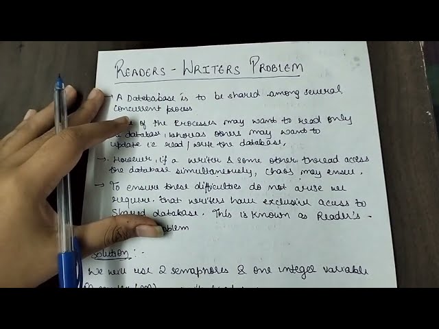Reader Writer Problem in Operating System | Using Semaphore | OS