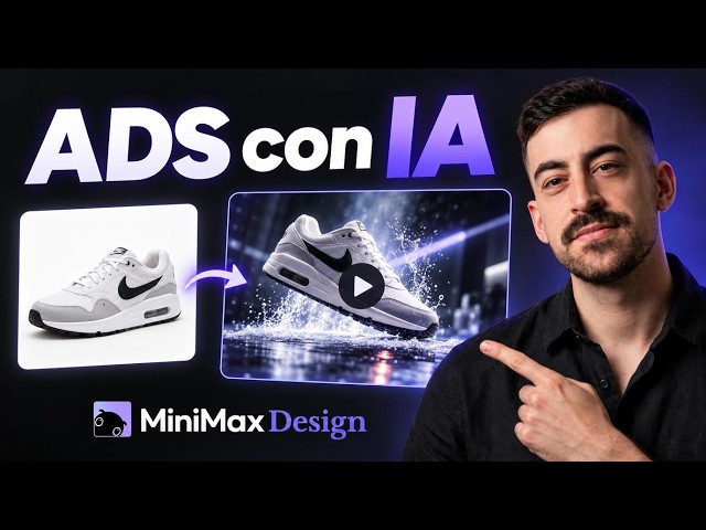 How to create advertising ADS with AI 🤯 Minimax Design Tutorial