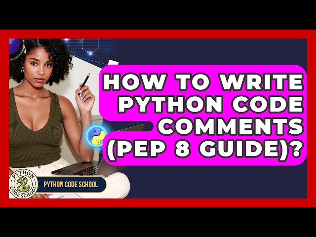 How To Write Python Code Comments (PEP 8 Guide)? - Python Code School