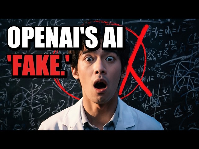 OpenAI's AI Solved 10 Impossible Math Problems. Mathematicians Say It's Fake.