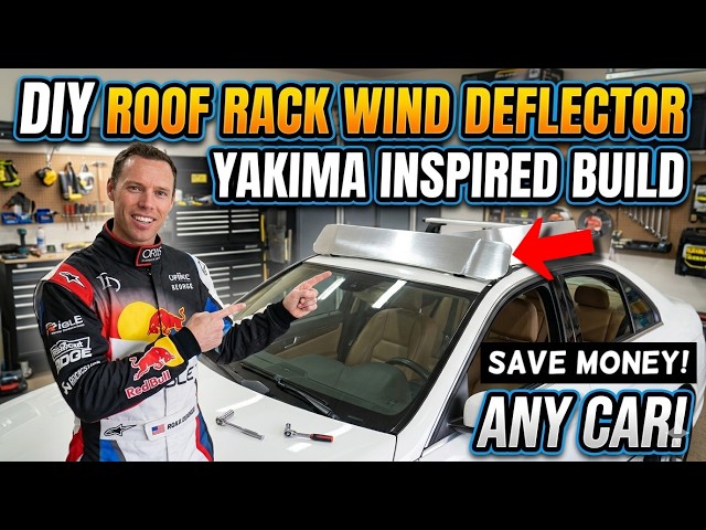 DIY Roof Rack Wind Deflector | Yakima Inspired Build for Any Car!