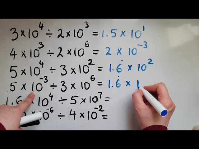 Calculating with standard form. GCSE Maths