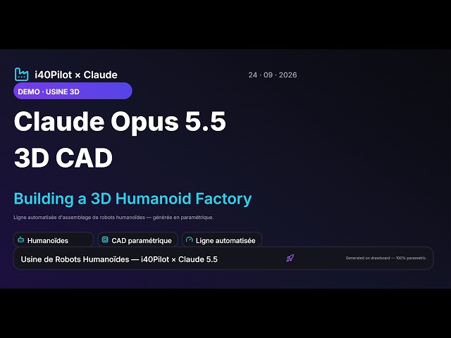 Claude Opus 5.5 vs Opus 5 — 3D CAD on i40Pilot