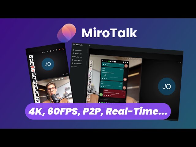 MiroTalk: Free Open Source Video Conference Platform