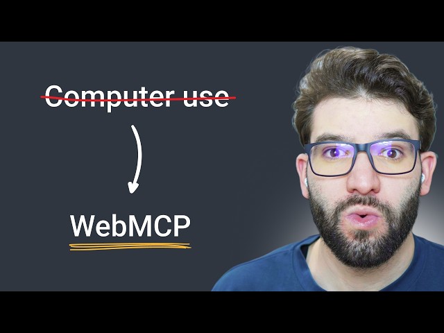 Computer use sucks - Try WebMCP instead
