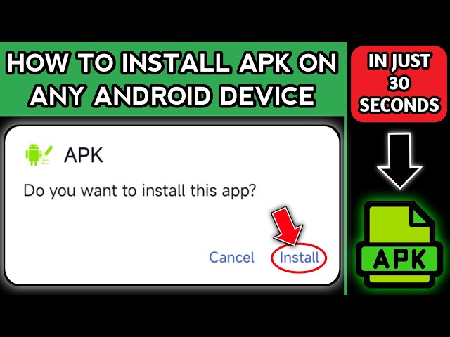 How to Install apk on Any Android Device (in just 30 seconds)