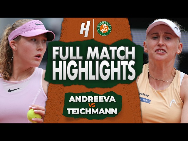 Mirra Andreeva vs Jil Teichmann - FULL Match Highlights | Round 4 | Roland Garros 2026