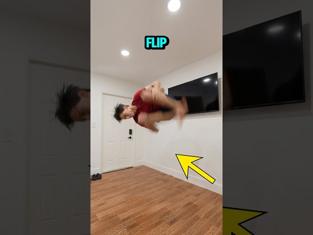 LEARN SIDEFLIP IN YOUR HOUSE‼️🏠 #tutorial #shorts #fitness #howto