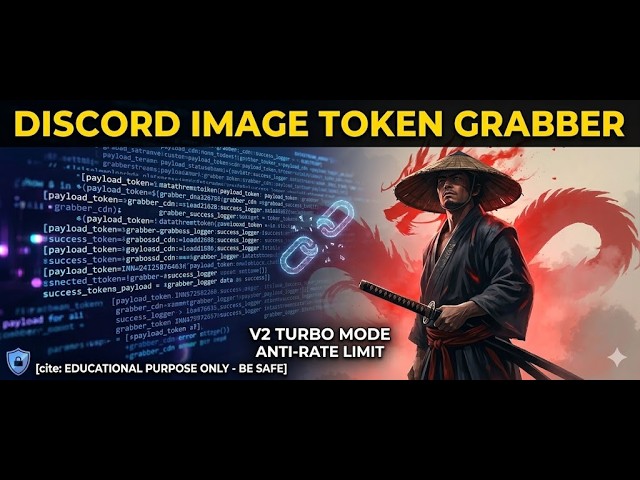 Discord Image Token Logger Made In Python | Grab Token With Image Working 2026