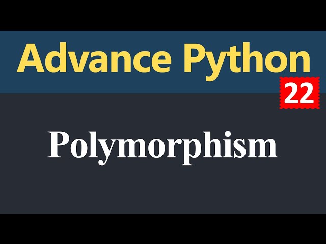 Polymorphism in Python (Hindi)