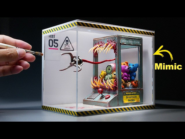 I Made a Mimic Claw Machine Diorama