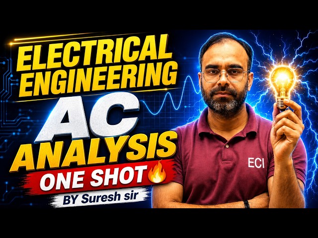 AC ANALYSIS | ELECTRICAL ENGINEERING🔥|  #sscje #rrbje #rrb #mgvcl #gsssb #rsmssb