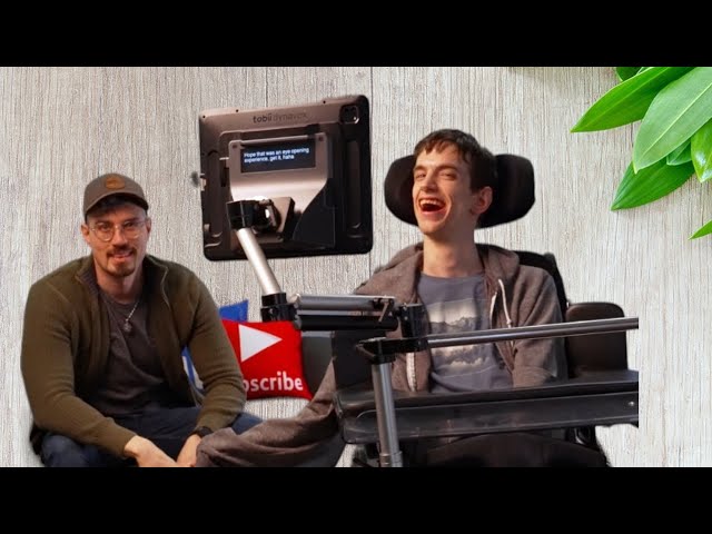 Introduction to Brad's eye tracking device from @Tobiidynavox