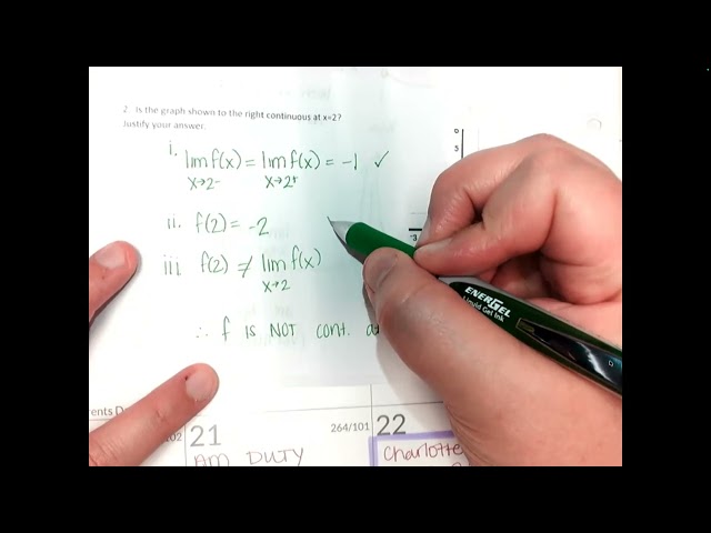 AP Calc Notes 6A:  Continuity
