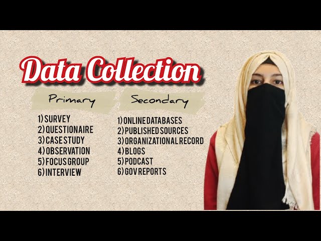 What is Data Collection ? Tools of Data Collection || Primary and Secondary data
