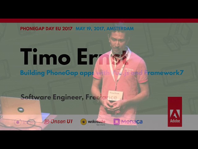 Timo Ernst: Building PhoneGap apps with Vue.js and Framework7