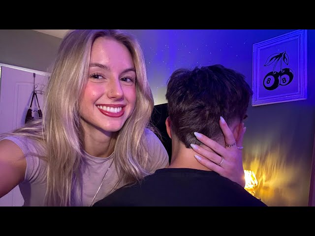 ASMR on my boyfriend! | Back massage, Head scratching, Back scratching, Neck massage. 💆🏻‍♂️