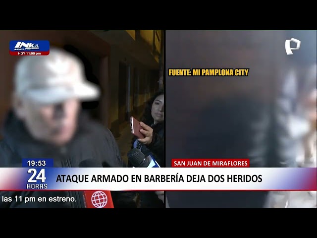 Armed attack inside barbershop in SJM leaves two men seriously injured