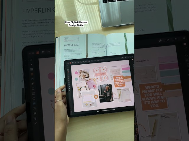 How to design a digital planner with Affinity Publisher - free downloadable guide