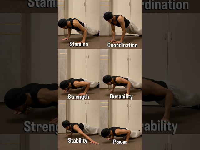 Each Push-up Variations Target Different Things 🏆✅ #motivation #calisthenics #tutorial #beginners