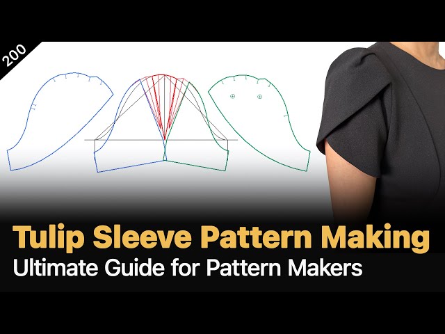 Tulip Sleeve Pattern Making From Scratch For Any Tops [Pattern Making Tutorial]