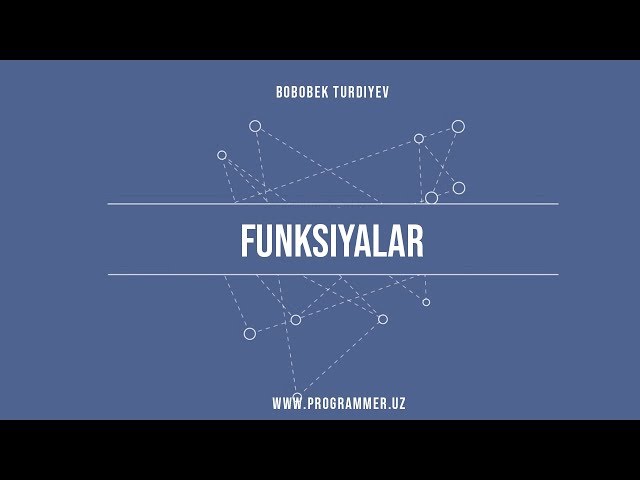 25 Funksiyalar - Php Uz