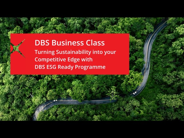 Turning Sustainability into your Competitive Edge with DBS ESG Ready Programme