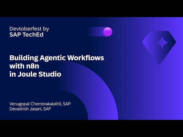 Building Agentic Workflows with n8n in Joule Studio