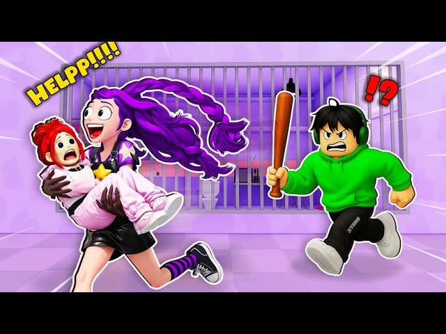 Kinulong si Crush ni Lily LoveBraids sa Brookhaven | Escape Prison Run