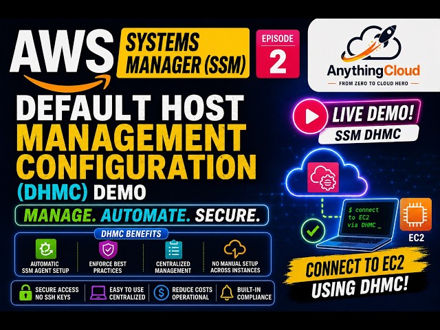 Ep 2 | AWS SSM DHMC Explained | Default Host Management Configuration Hands-On Demo