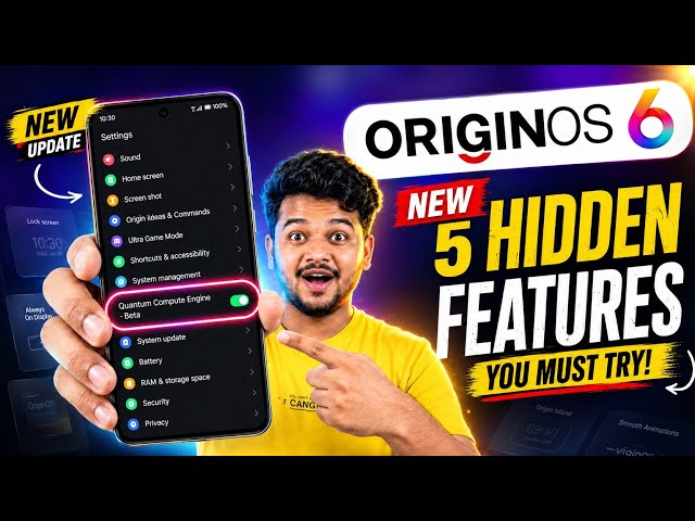 OriginOS 6 New Update – 5 Hidden Features You Must Try! 🔥