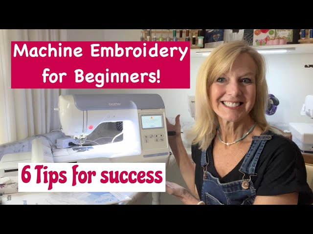 Machine Embroidery Basics!   (Great for beginners)