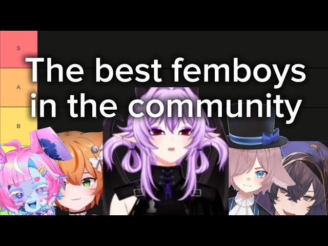 The best femboys in the vtuber community 