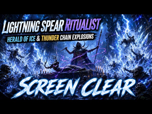 PoE 2 Lightning Spear Ritualist - INSANE SCREEN CLEAR Build | 0.5 Path of Exile 2