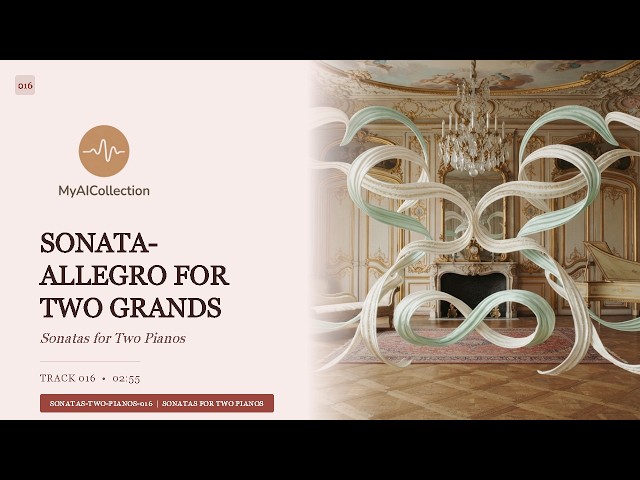 Sonata-Allegro for Two Grands | Sonatas for Two Pianos | AI Music