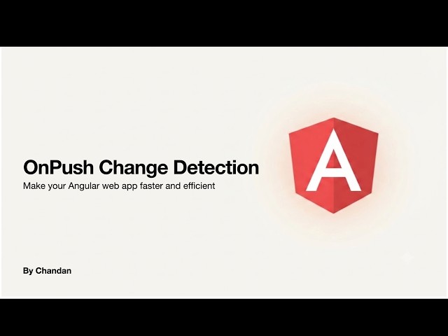 Angular OnPush Change Detection Visualization