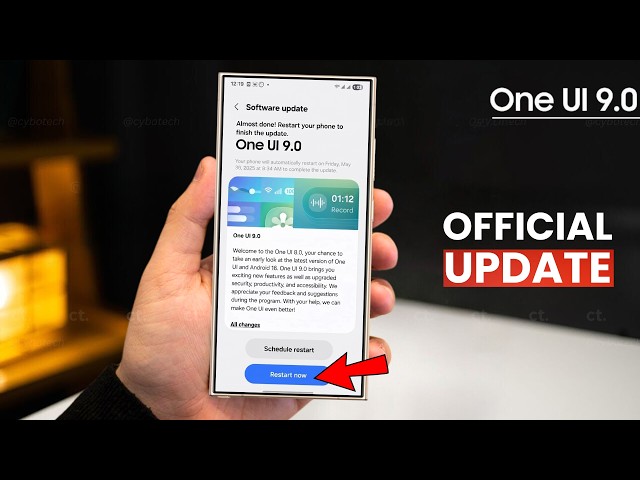 Samsung One UI 9 Android 17 - OFFICIAL SURPRISE UPDATE!