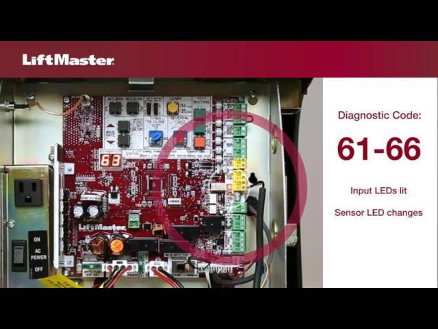 Error Code 61-66: Troubleshooting Entrapment Protection Device | LiftMaster
