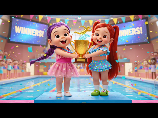 🌈🏆 Rumi and Mira Become Champions! 🥇 Amazing Victory Celebration! 🎉✨