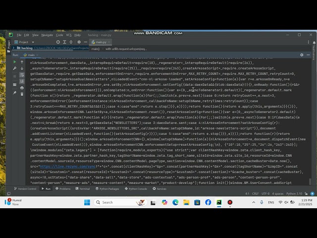 Hack a Popular Website using Python, see through the back door.