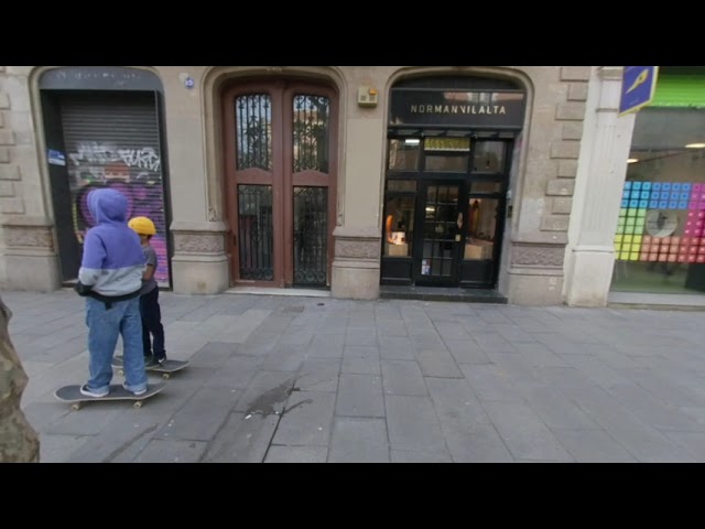 Barcelona in stereoscopic 3d (VR glasses) #vr180