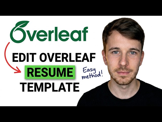 How to Edit Overleaf Template (Simple Tutorial)